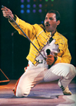 Foto bij Freddie Mercury